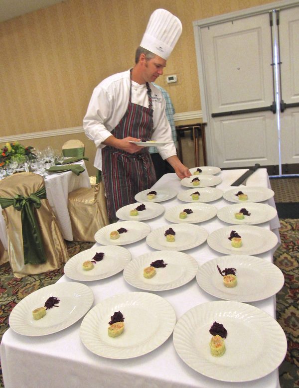 Luncheon-Chef-St.-Peter-assembling-first-course-Tally-2017-600x779